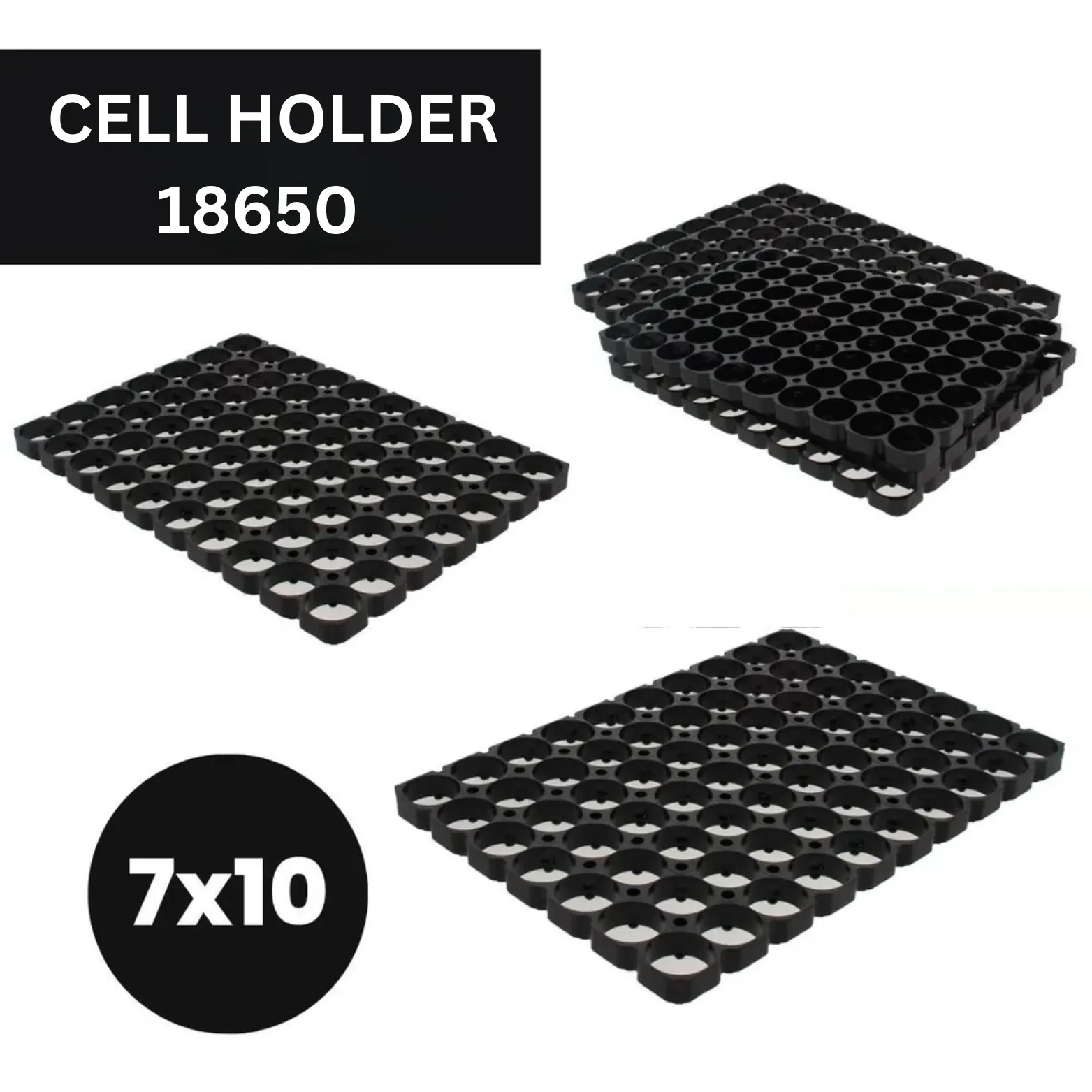 CELL HOLDER 18650 (7X10) - Image 4